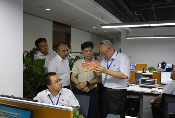 中组部莅临四腾环境督查调研工作